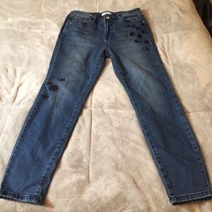 Kensie jeans with black stars